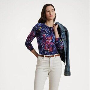 $145 Lauren Ralph Lauren SHAVONNE LONG SLEEVE - Jumper Blue Size XL